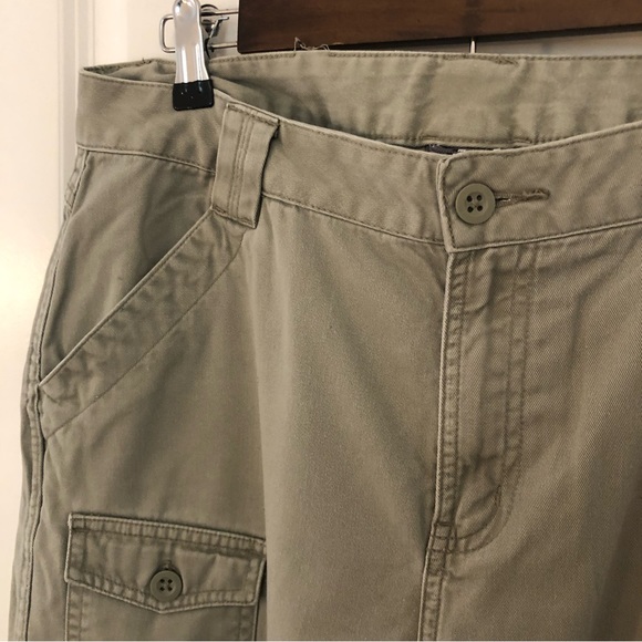 The North Face A5 Series cotton khaki Flare Pants Size 12 Cargo outdoor hiking - Picture 5 of 14